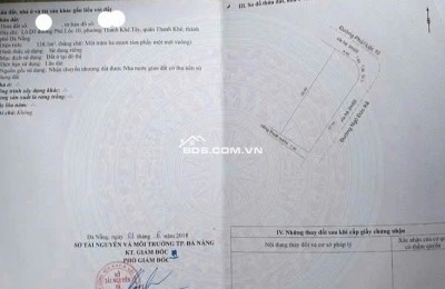 Bán đất GÓC 2MT đường Ngô Đức Kế & Phú Lộc 10